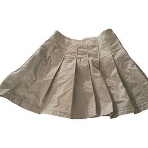 American Eagle Women's size 0 Light blue Pleated Mini Skirt Back Zipper Closure